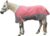 1200D Ripstop Waterproof Breathable Horse Blanket (0g No Fill), Lightweight Turnout Rain Sheet, Keeps Dry in Mud & Wet Weather Pinkgrey 78″
