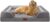 Comfort Expression Orthopedic Dog Bed for Extra Large Dogs with Bolster | Waterproof Dog Couch Bed with Washable Cover & Non-Slip Bottom, Supportive Egg Crate Foam XL Pet Bed, 42×30 Inch