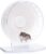 Niteangel Super-Silent Hamster Exercise Wheels – Quiet Spinner Hamster Running Wheels with Adjustable Stand for Hedgehog Gerbils Mice or Other Small Animals (S, White)