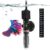 PULACO 25Watt Mini Aquarium Submersible Betta Heater with Free Thermometer Strip for 1-6 Gallon Fish Tanks (Preset Temperature 78℉)