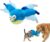 Interactive Flying Bird Cat Toy,2026 New Chirping Bird Cat Toy Flapping Bird Toy, Simulation Chirping Bird Toys Interactive Cat Toys for Bored Indoor Cats (1, Blue)