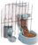 Oncpcare Rabbit Food and Water Bowl Set for Cage – Small Animal Food Dish for Rabbits, Ferrets, Cats, Birds