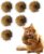 Cat Toy Faux Rabbit Fur Ball,2026 New Soft Rabbit Fur Catnip Balls,Fluffy Catnip Toy for Indoor Cats,Washable & Fun to Chase for Exercise and Bonding (Ball/6pcs)