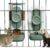 Lemtrflo Hanging Automatic Food and Water Dispenser, Gravity Rabbit Feeder Set, Cage Cat and Bunny Food Bowl (Cage Grid Spacing Over 1.2”)