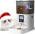 ANDOLL HOME Automatic Cat Feeder, 4L Cat Food Dispenser with 10s Voice Recorder, Pet Feeder up to 8 Meals per Day, Timed Dog Feeder with Dry Food Sealed Ring