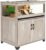 unipaws Hedgehog Cage with Storage Cabinet and Tray, Hamster Cage | Small Animal Cage, Clear Transparent PVC Visual Enclosure