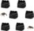 6 Pcs Spider Micro Water Bowls, Mini Resin Dish for Tarantula, Spider, Millipede and Tiny Reptiles, Food/Water Dish for Enclosure Accessories (Small: 1.01″ D, 0.39″ H)