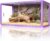 REPTI ZOO 50 Gallon Reptile Terrarium Tank, 36″x18″x18″ Lightweight Enclosure with Tempered Glass Doors & Top Screen Ventilation, Large Habitat for Bearded Dragons, Snakes, Lizards, Geckos – Purple