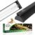 QZQ T5 UVB Reptile Light Fixture Combo Kit 8W, 10.0 UVB Light for Reptiles, Terrarium Hood Comes with Desert UVB Lamp for Bearded Dragon, Gecko, Tortoise, Lizard