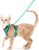 rabbitgoo Cat Harness and Leash Set, Escape Proof Vest, Emerald | Soft Breathable Mesh, Easy Adjustable Fit, Snap Buckles, Sturdy Clip, Reflective Strips, for Small & Average Cats Walks, Xs