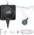 Pawfly Nano Silent Aquarium Air Pump, Mini Bubbler with Accessories, 1.3 W Portable Oxygen Aerator for 1-15 Gallon Fish Tanks, 450 mL/min