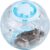 Hamster Ball 5.1 Inch – Durable Dwarf Hamster Running Ball with Football Design, Secure Metal Screws for Small Pets (5.1in)