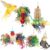 Bird Shredding Foraging Toys Parakeet Toy Chewing Hanging Toy Shredded Paper Bird Cage Accessories Bird Rope Perch for Conure Cockatiel Budgies Lovebird Parrotlet