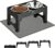 Marchul Elevated Dog Bowls, Raised Dog Food Water Bowls with 2 Thick Stainless Steel Bowls, 4 Height Adjustable, Non-Slip Stand for Medium Large Dogs (with Mat)