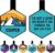 GoTags Silent Dog Tag, Personalized Engraved Hexagon Silicone Pet ID Tag | Dog and Cat Name, Number Address or Message, 5 Lines Custom Text, Soundless No More Jingling Dog Tags (Mountain Orange)