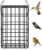 Harhana Reusable Metal Bird Nest Material Holder – Holds Cotton, Twigs & Pet Fur for 5 Bird Families