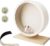 12 in Large Silent Exercise Hamster Wheel – Wooden Hamster Wheel with Removable Washable Track, Quiet Wheel for Gerbils, Mouse, Syrian Hamster,Hedgehog