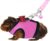 Rypet Ferret Harness and Leash – Soft Mesh Small Pet Harness with Safe Bell, No Pull Comfort Padded Vest for Guinea Pig, Hamster, Rats and Similar Small Animals