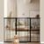 WAOWAO 40.55″ Extra Tall 1.37″ Ultra Narrow Spacing 53.74-61.61″ Extra Wide Dogs Pets Baby Gate Safety Indoor Puppy Pressure Mounted Gate No Drill Black Metal for Stairs,Doorways,Kitchen,Hallway