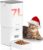 Automatic Cat Feeder – 7L/29 Cups Cat Food Dispenser with Desiccant Bag, 1–6 Meals, Ideal for 2–15mm Dry Food, Auto Pet Feeder with Dual Power Supply, Automatic Dog Feeder for Small Medium Breed