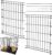 Dog Crate Divider Panel 2-Pack, 20.5″ H Kennel Divider | Adjusts 15.7″-30.7″ Width, Fits 30″-36″ Wire Cages, Rust-Resistant Metal Structure, Potty Training for Puppies