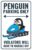 Venicor Penguin Sign Decor – 9 x 14 Inches – Aluminum – Cute Penguin Gifts for Women Kids – Penguin Party Decorations Keychain Figurines Toys Stuff