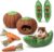 HERCOCCI 8Pcs Guinea Pig Chew Toys, Hamster Toys Prevent Excessive Teeth Growth Natural Vegetables Carrot and Timothy Grass for Guinea Pig Rabbit Chinchillas Gerbil