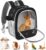 DBNESS Guinea Pig Carrier Backpack, Portable Rabbit Travel Carring Bag for Pet Bunny Chinchilla Bearded Dragon Hamster Parrot Outgoing Pouch Case with Water Bottle Holder & Detachable Pad (Black)