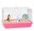 Hamster Cages, Small Animal Travel Cages – Ideal for Temporarily Transporting or Carrying Hamsters, Guinea Pigs, Rats, Parrots, Birds, Squirrels and Other Small Animals.
