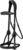 Exion ‘Astra’ Sidepull Bitless Bridle for Horses – Fancy Stitched Padded Leather with Anti-Pressure Crown, Rubber Reins, Stainless Hardware – Black, Brown, Oak | Cob, Full, Oversize, Pony
