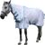 Horse Fly Sheet with Detachable Neck, Maximum Airflow Breathable Open Weave Mesh for Hot Weather, Anti-Rub Comfort, 65% UV Protection, Cool Summer Sheet for Pasture & Barn White 78
