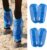 Universal Size Horse Leggings Fine Mesh Greatly Reduce Stomping Breathable Horse Boots Leg Wraps (Set of 4) Blue