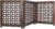 Croft&Cane Wooden Foldable Pet Dog Safety Gate – 3 Panel Freestanding Indoor Pet Fence (20 inches W x 24 inches H) – Hand-Carved Solid Wood & MDF – Fully Assembled 60×24 – Antique Brown