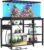 GRLEAF 20-40 Gallon Aquarium Stand: 800LB Capacity, Built-In Power Outlets, 3-Tier Shelves for Fish Tank Accessories Storage, Heavy-Duty Steel/Wood Hybrid for Fish & Reptile Tanks | Excludes Tank