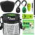 BARKIE Dog Training Kit – Treat Pouch, Pet Training Fanny Pack, 2 Puppy Training Clickers, Ultrasonic Silent Whistle, 2-in-1 Whistle Clicker, Clicker Training Guide Booklet, Dog Poop Bag (Black)