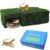 Mossy Cave Hide for Reptiles, Lizard Moss Hideout with Safe Shelter, Snake Cave Hut for Themed Terrarium Ideal for Gecko Hamster Snake to Rest & Hide