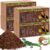 Legigo 8 Pack Coconut Fiber Substrate, Natural Coco Coir Bedding for Reptiles Turtles, Tortoises, Snake, Hermit Crab, Gecko, Lizard, Bioactive Terrarium Soil for Humidity Control and Plant Substrate