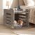 Feandrea Modern Dog Crate Furniture with Flip-Up Hidden Door, Charging Station, Dog Kennel House Indoor for Pets up to 45 lb, Pet Side End Table Cage, Heather Greige UPOC002LK01S