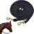 Horse Rein with Snaps, 1/2″ Diameter x 10 FT, Double Braided Nylon Roping Rein, Round Trail Rope Rein for Horse Headstall | Durable, Soft & Comfortable Grip