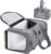‌Petsfit Airline Approved Pet Carrier for Small Cats, 16.5×8.6×11 TSA Approved Carrier, with Removable Dual-Sided Padding (2-Way Placement) – Fits Under Most Airplane Seats, Escape Proof (Grey)