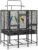 44″ Carbon Steel Bird Flight Cage Detachable Playtop Indoor Outdoor | Heavy Duty Carbon Steel Flight Cage for Cockatiels, Parakeets, Conures & Lovebirds (Indoor & Outdoor Use)