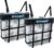 Southwestern Equine EZ Breezy Box Fan Holder, Horse Stall Classic Fan Bag, Stable Supplies, Horse Fan (2 Pack Black)