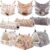 Abbylike 9 Pieces Rat Hammock 3 Tier Guinea Pig Ferret Hammocks Small Pet Hanging Tunnel Glider Toy Guinea Pig Ferret Hideout Bed Cage Accessories for Hamster(Light Brown, White, Black,Paw)