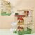 17 in 1 Clear Acrylic Hamster Cage with All Accessories,13.5”L* 10”W* 21”H Dwarf Hamster Cage,Magnetic Connection Small Hamster Enclosure,Garden Style Wooden Pet Mouse Cage for Pet Mice(3-Layer)