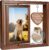 Dog Memorial Gifts for Loss of Pet – Rotating Wooden Frame for 4×6 Photo & Fur Hair Jar – Sympathy Gift for Pet Bereavement, Remembrance Keepsake – Rainbow Bridge Gift for Dog Lovers & Cat Lovers
