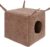 Niteangel Ferret Cozy Swing Hammock – Hanging Beds for Ferrets Rats Chinchilla Sugar Gliders or Other Small Animals (Chocolate)