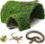 Reptile Tunnel Cave Hide, Handmade Shelter for Gecko Snake