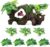 8 Pcs Driftwood Cave Aquarium Decor Decor Silk Aquarium Plants Leaves are Soft and Safe for Aquarium Decoration and Fish Tank Decoration
