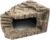 Resin Reptile Hideouts Cave Habitat Decor for Gecko Leopard Lizards Toad Turtle (B- Extra Large)