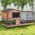 GUTINNEEN 2-Story Rabbit Hutch with Chew-Proof Full Metal Frame for Indoor/Outdoor – 62″ Bunny Cage with 6 Locking Casters & 2 Pull-Out Trays for Rabbits, Guinea Pigs, Small Pets (Brown)